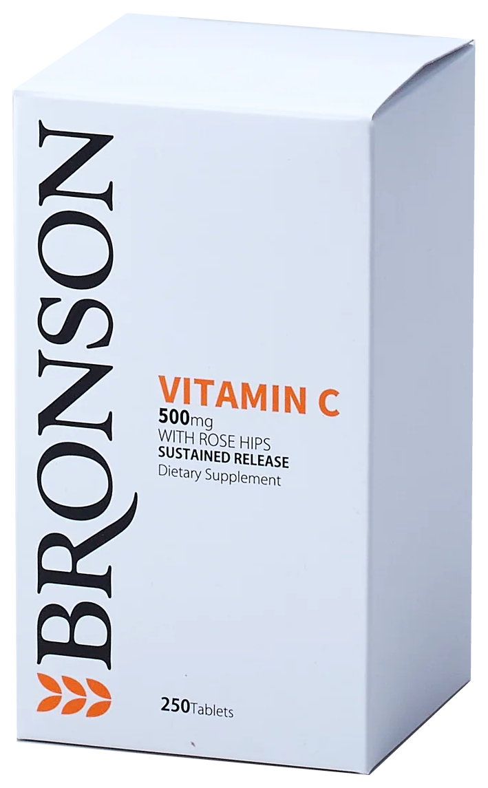 BRONSON VITAMINC 500mg WITH ROSE HIPS タブレットタイプ（500mg250粒）